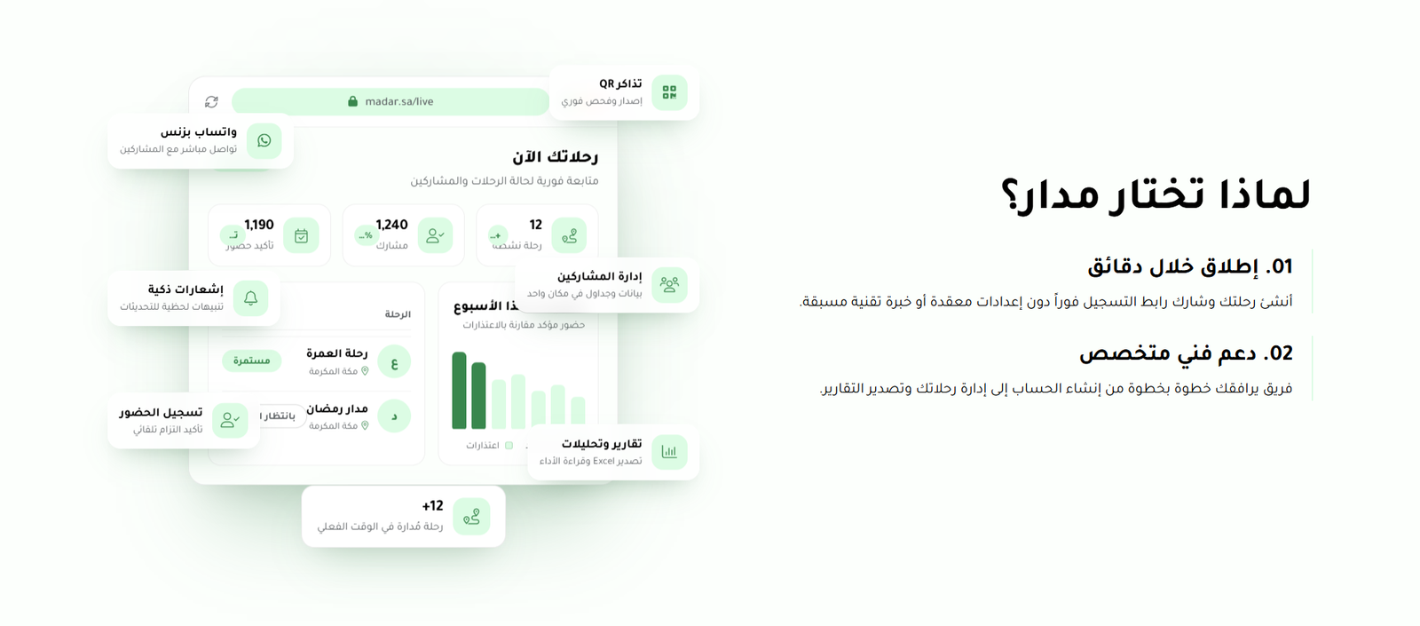 واجهة منصة مدار 3